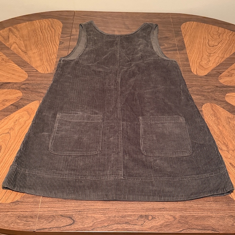 Forest Green  Corduroy Dress